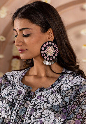 Hand Embroidered Earrings