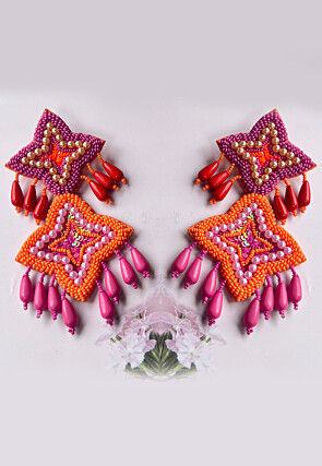Hand Embroidered Earrings