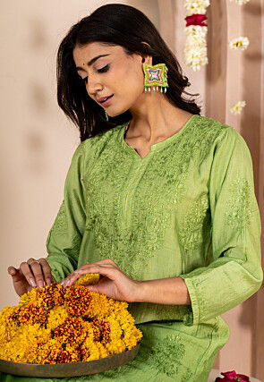 Hand Embroidered Earrings