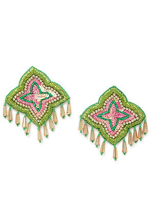 Hand Embroidered Earrings