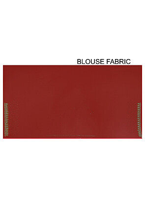 Hand Embroidered Georgette Saree in Red