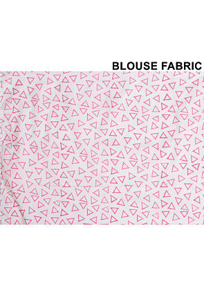 Hand Painted Chanderi Cotton Saree in Off White