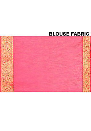 Handloom Cotton Saree in Fuchsia