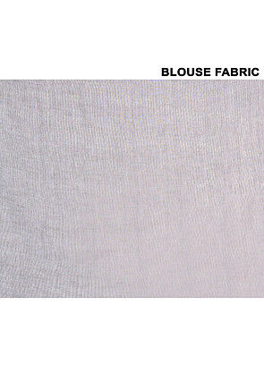 Handloom Cotton Saree in Grey