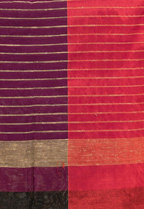 Handloom Cotton Saree in Mustard and Black