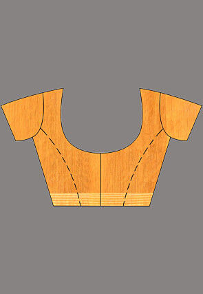 Handloom Cotton Jamdani Saree in Mustard