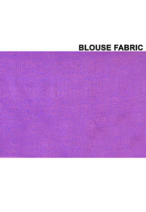 Handloom Cotton Saree in Purple