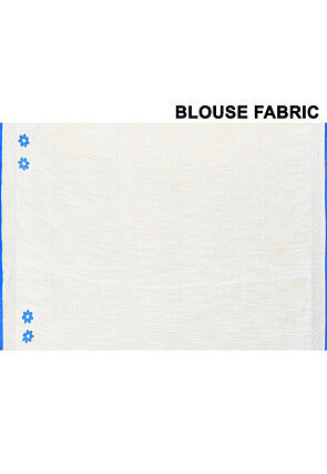 Handloom Cotton Saree in White