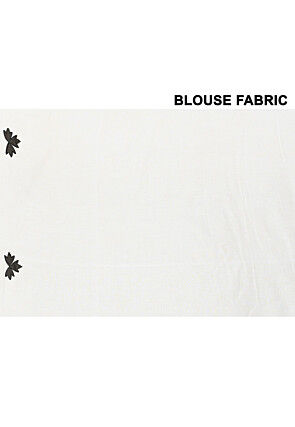 Handloom Cotton Saree in White