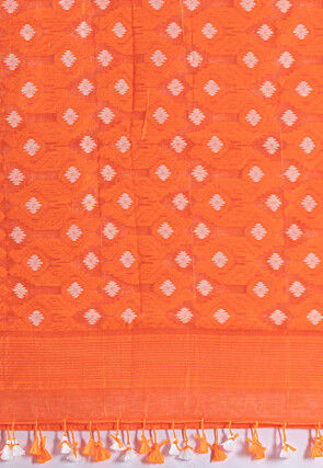 Handloom Cotton Saree in White