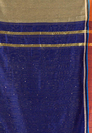 Handloom Cotton Silk Saree in Beige