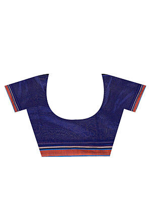 Handloom Cotton Silk Saree in Beige