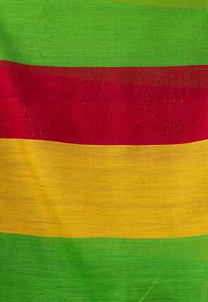 Handloom Cotton Silk Saree in Black