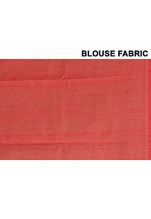 Handloom Cotton Silk Saree in Fuchsia