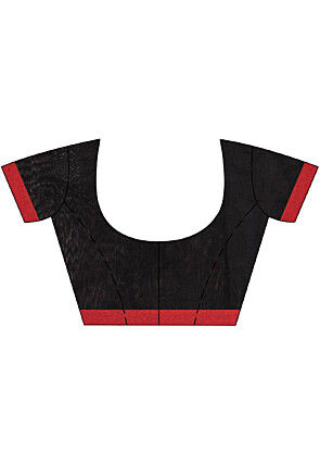 Handloom Cotton Silk Saree in Red