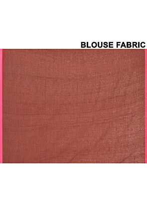 Handloom Jamdani Cotton Saree in Brown