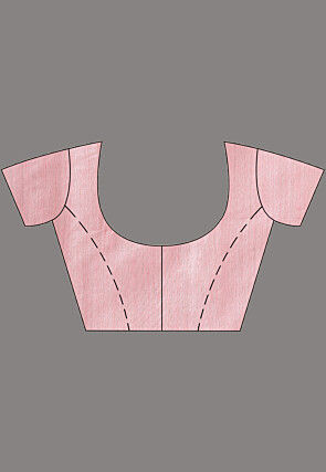 Handloom Jamdani Pure Matka Silk Saree in Baby Pink