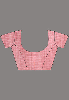 Handloom Jamdani Pure Matka Silk Saree in Dark Peach