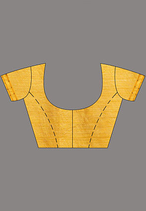 Handloom Jamdani Pure Matka Silk Saree in Mustard