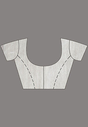 Handloom Jamdani Pure Matka Silk Saree in White