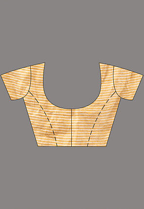 Handloom Linen Saree in Antique and Charcoal Black