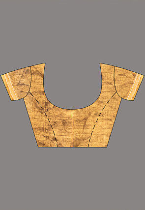 Handloom Linen Saree in Beige