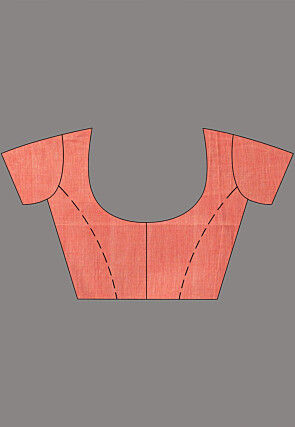 Handloom Pure Cotton Jamdani Saree in Red