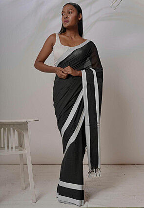 Cotton party saree top