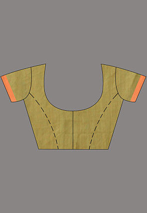 Handloom Pure Cotton Saree in Light Green