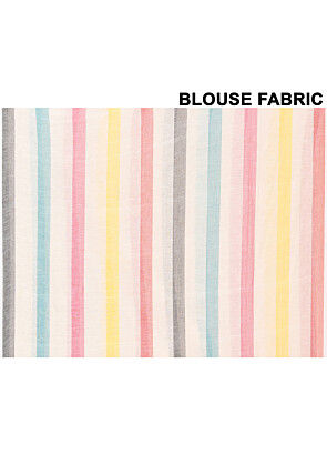 Handloom Pure Cotton Saree in Off White