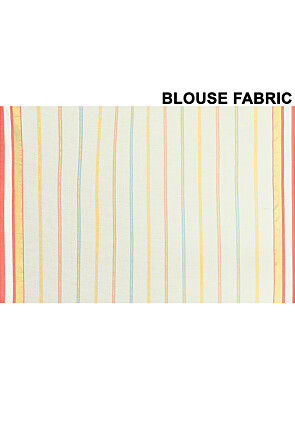 Handloom Pure Cotton Saree in Off White