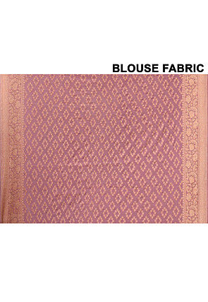 Handloom Pure Crepe Silk Banarasi Saree in Off White