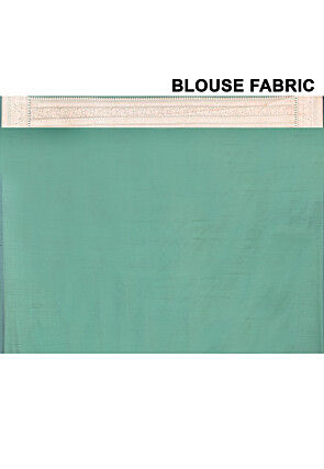 Handloom Pure Katan Silk Banarasi Saree in Dark Green