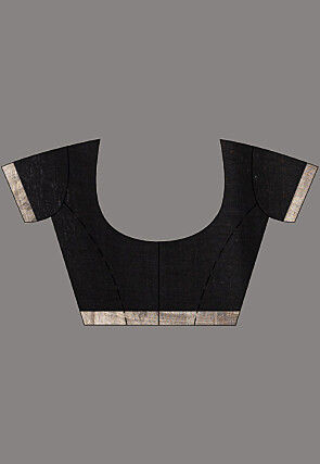 Handloom Pure Linen Jamdani Saree in Wine