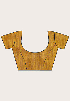 Handloom Pure Matka Silk Jamdani Saree in Mustard