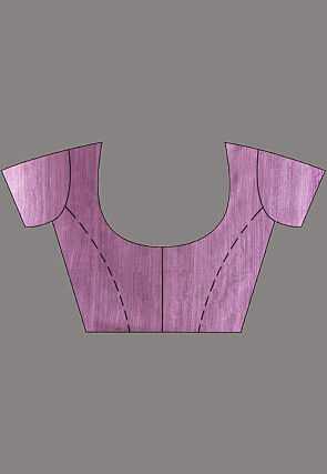 Handloom Pure Matka Silk Saree in Light Purple