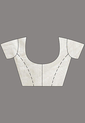 Handloom Pure Matka Silk Saree in Off White