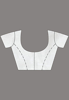 Handloom Pure Matka Silk Saree in White