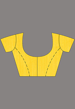 Handloom Pure Matka Silk Saree in Yellow