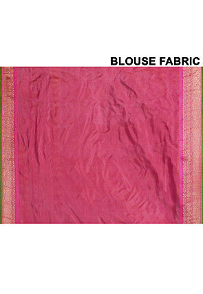 Handloom Pure Silk Cotton Gadwal Saree in Brown