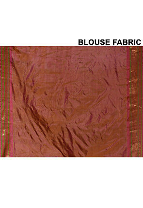 Handloom Pure Silk Cotton Gadwal Saree in Mustard