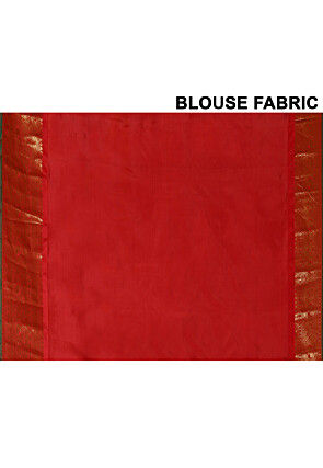 Handloom Pure Silk Gadwal Saree in Green