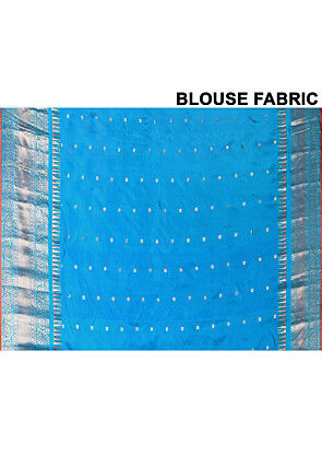 Handloom Pure Silk Gadwal Saree in Magenta