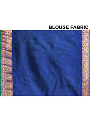 Handloom Pure Silk Gadwal Saree in Orange and Pink Dual Tone