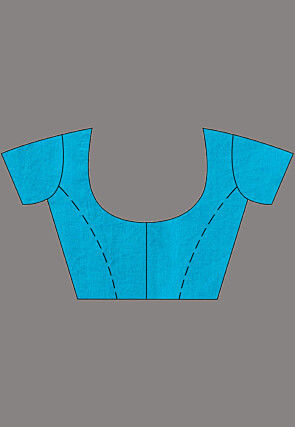 Handloom Pure Tussar Silk Saree in Blue