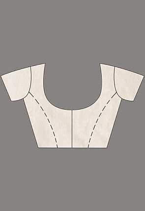 Handloom Pure Tussar Silk Saree in Cream