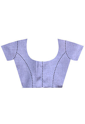 Handloom Pure Tussar Silk Saree in Grey