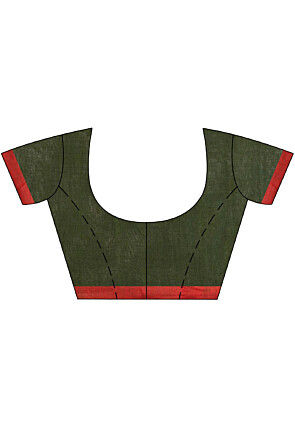 Jamdani Cotton Saree in Grey