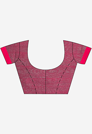 Jamdani Cotton Saree in Teal Blue