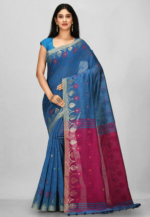 Buy Traditional & Authentic Cotton Silk Saree Online